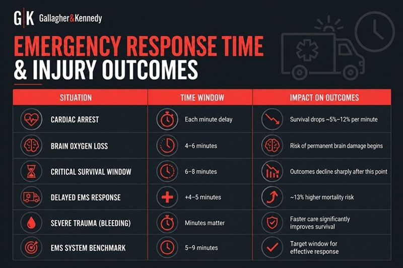 Why Emergency Response Time Can Affect Injury Severity